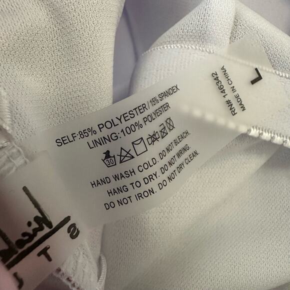 Nicole Miller Leafs Cascade‎ Print One Piece Bathing Suit Women's L NWT Beach - Picture 4 of 7